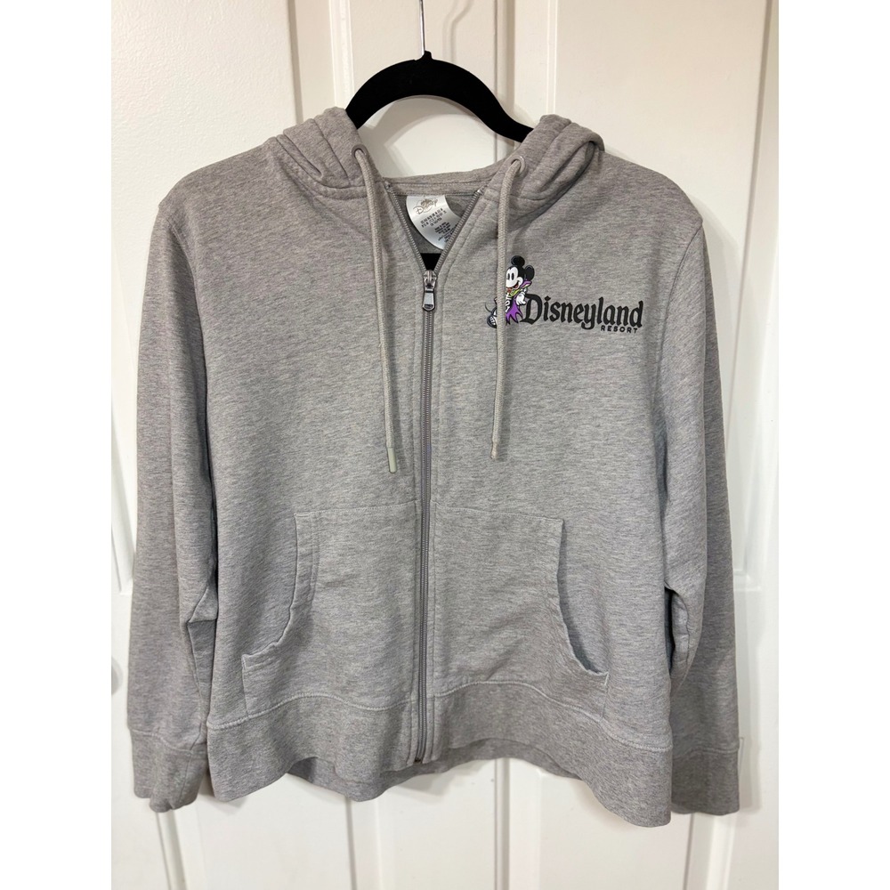 Disneyland Resort Halloween Zip Hoodie | M || Gray|